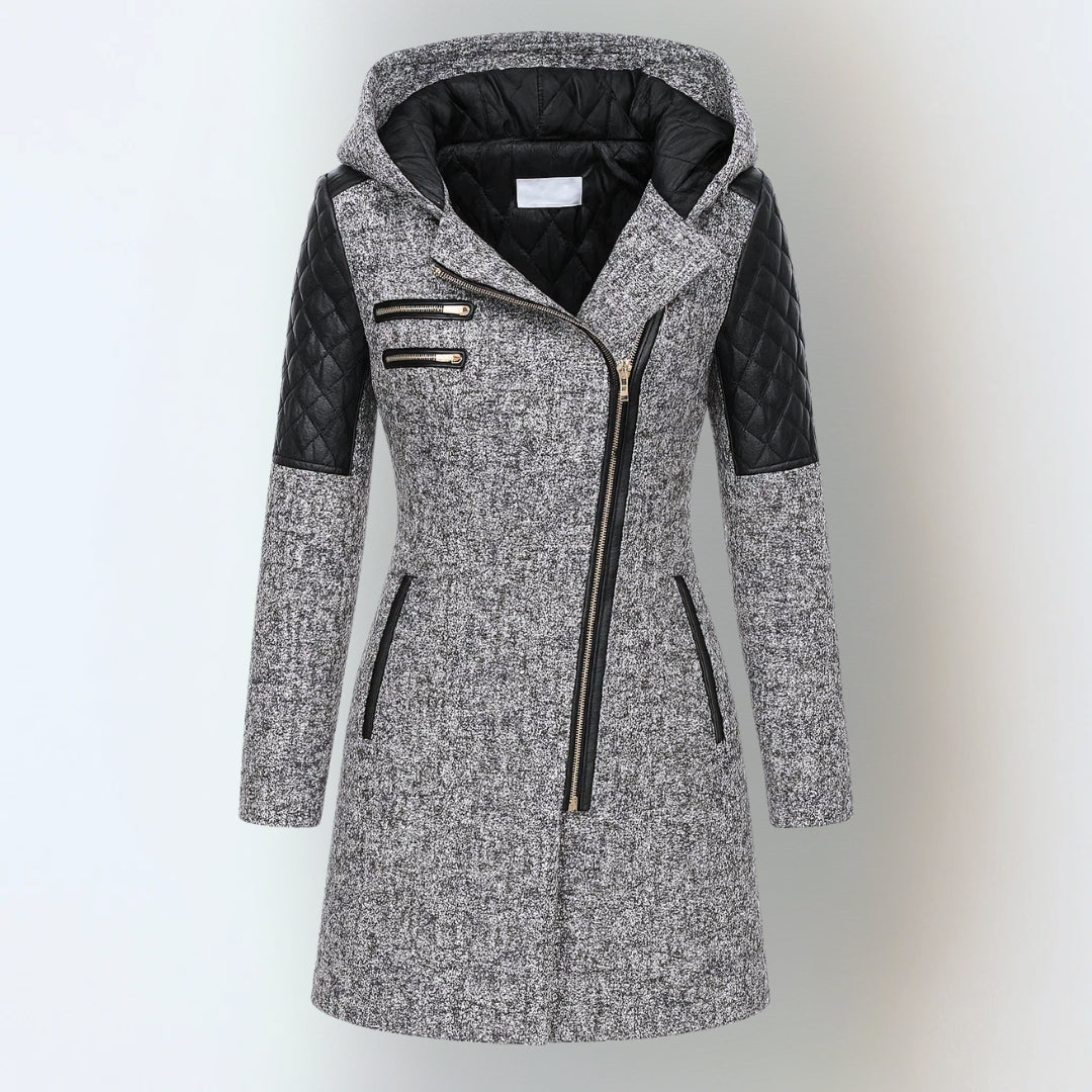 Jasneet | Longline Winter Hooded Jacket