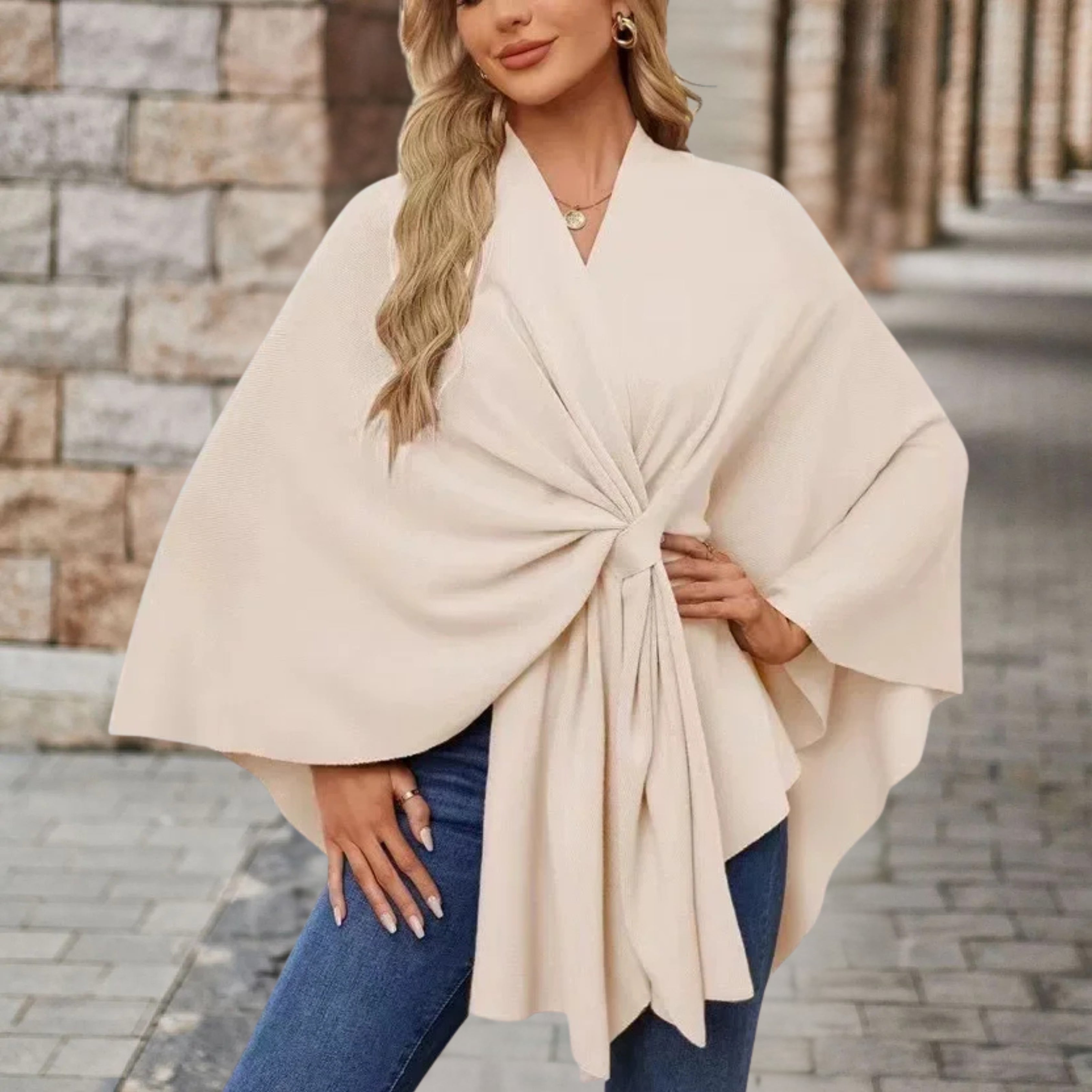 Helin | V-Neck Shawl