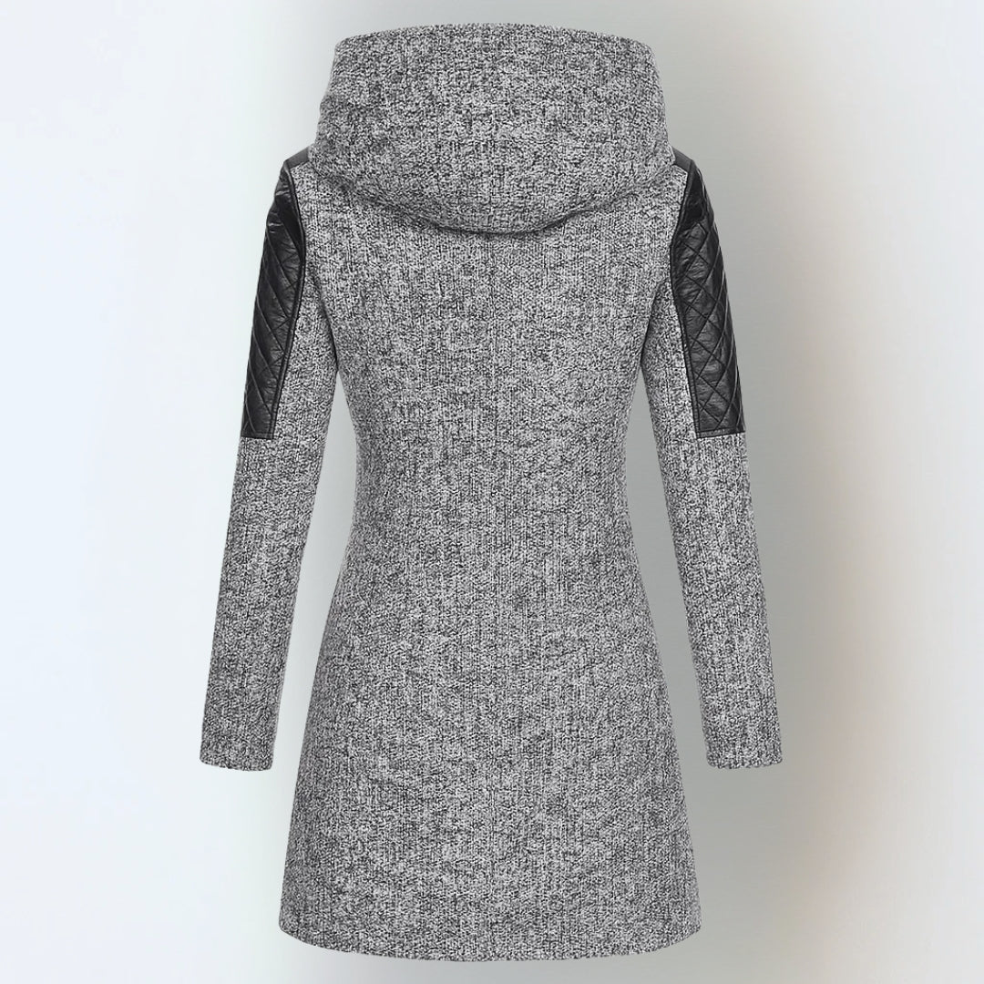 Jasneet | Longline Winter Hooded Jacket