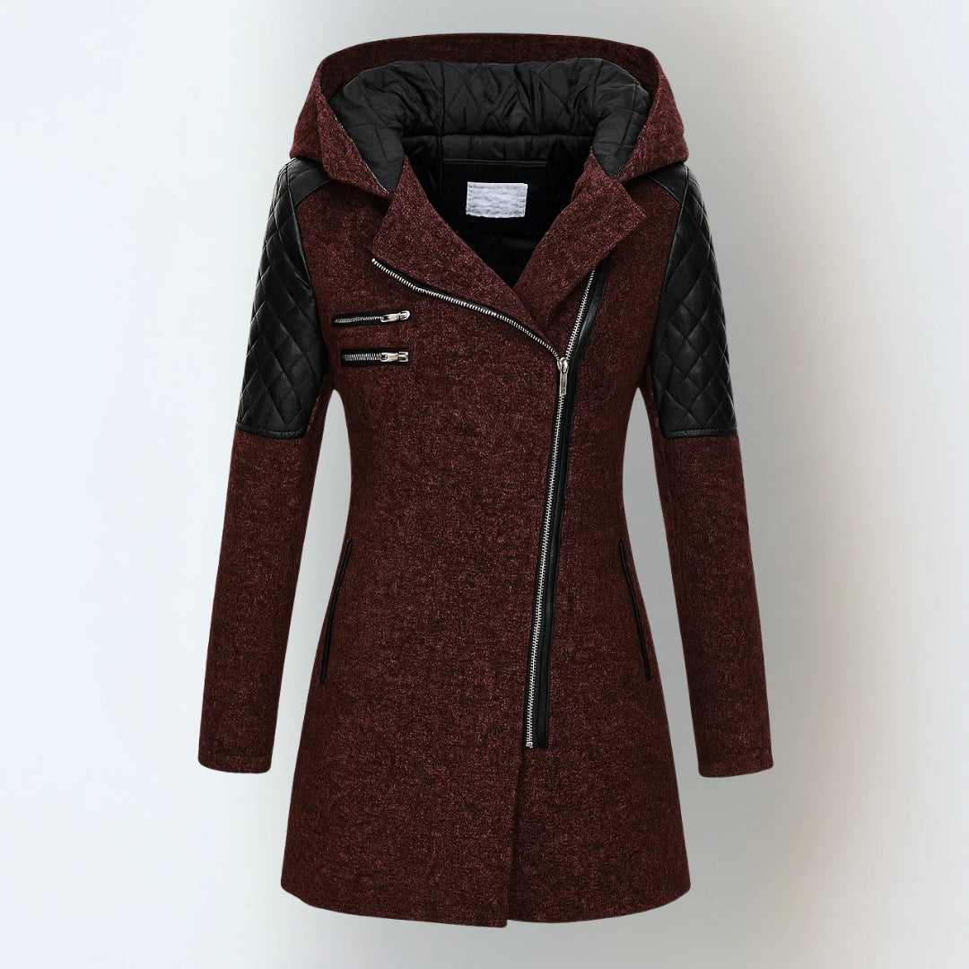 Jasneet | Longline Winter Hooded Jacket