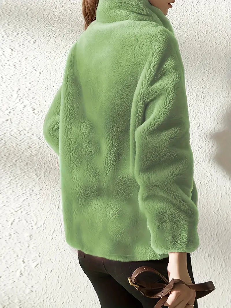 Maliza | Ultra-Soft Furry Fleece Jacket