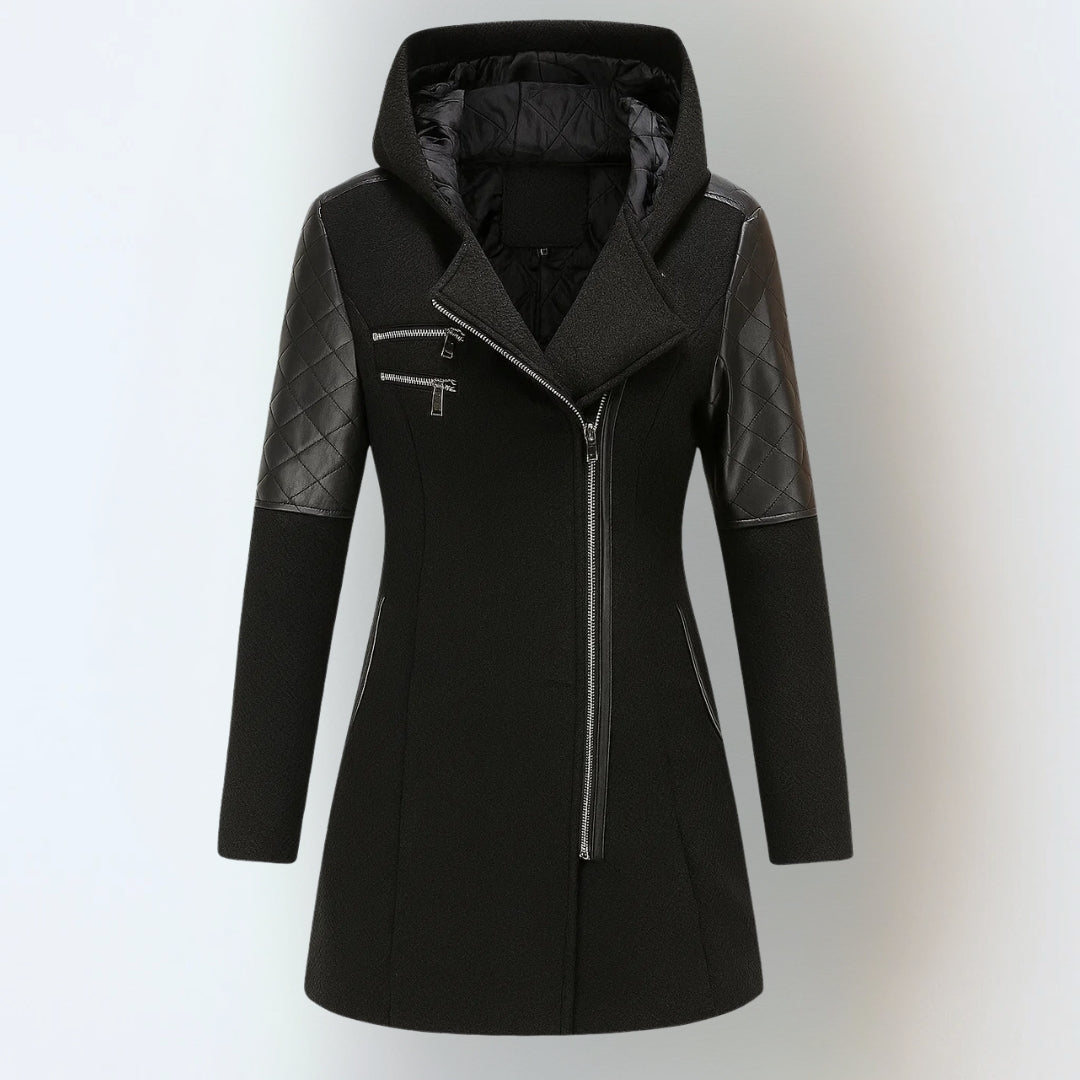 Jasneet | Longline Winter Hooded Jacket