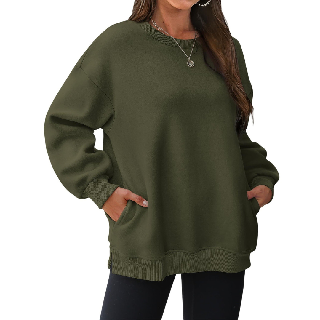 Marleigh | Plush Pocket Sweatshirt