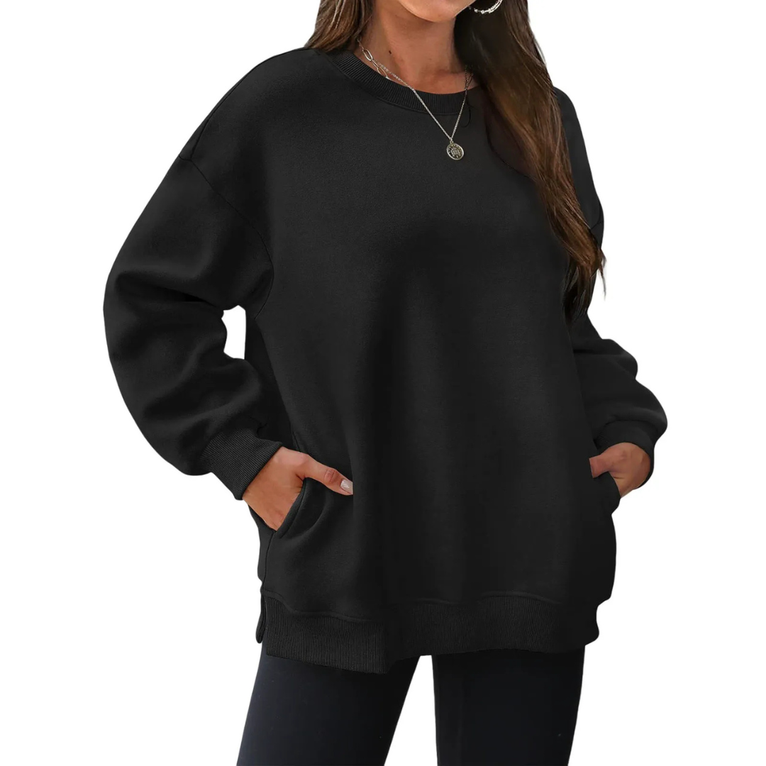 Marleigh | Plush Pocket Sweatshirt
