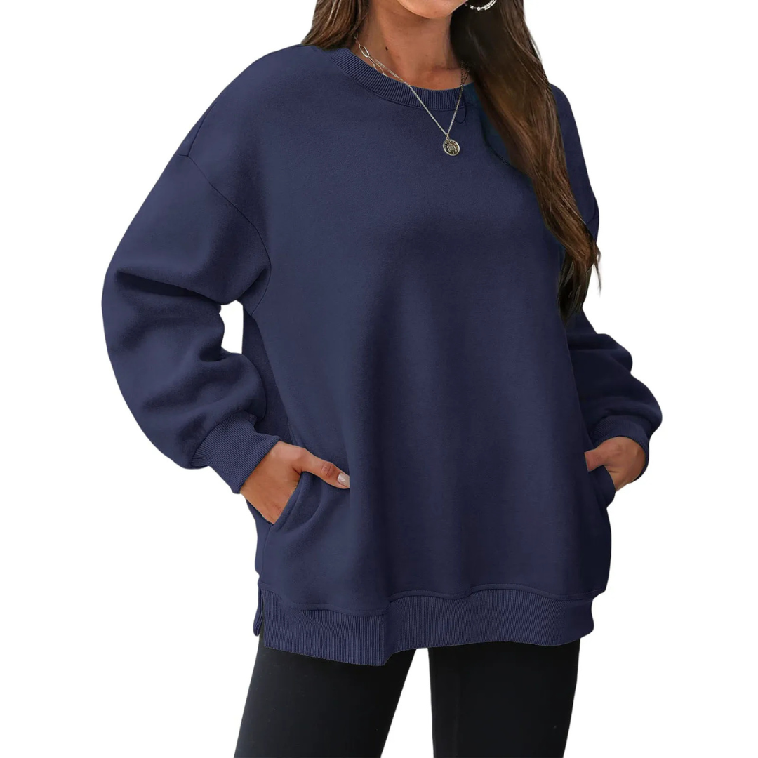 Marleigh | Plush Pocket Sweatshirt