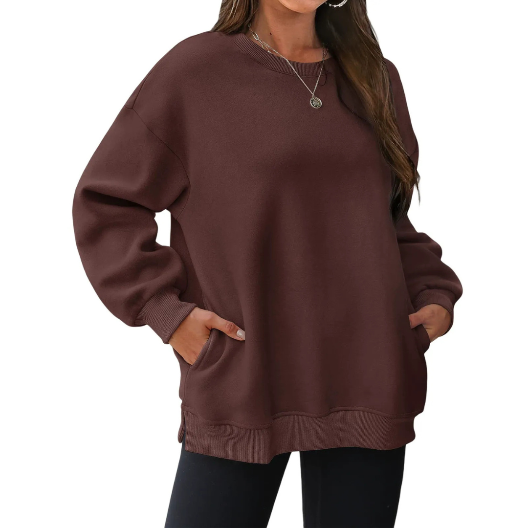 Marleigh | Plush Pocket Sweatshirt