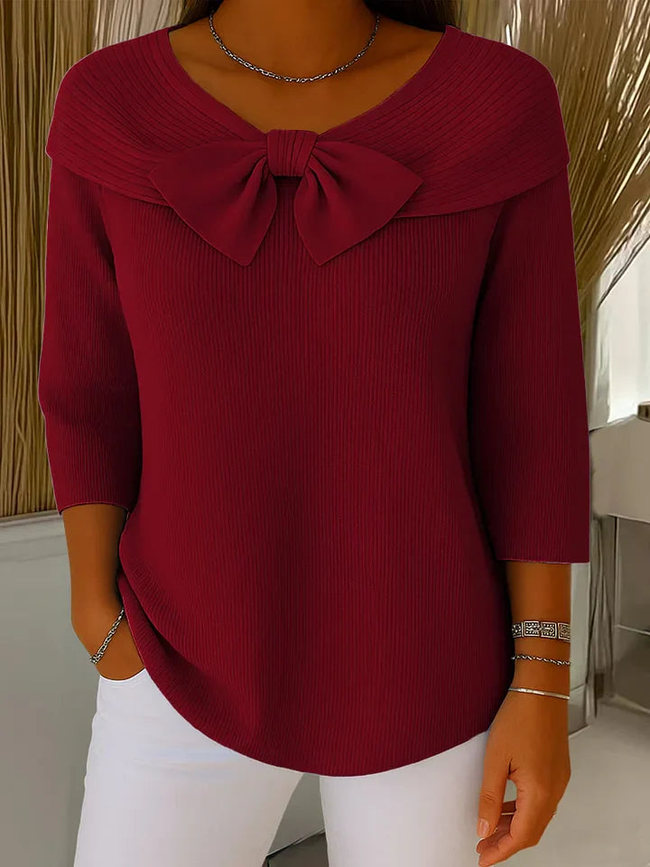 Serenna | Bow Knit Sweater