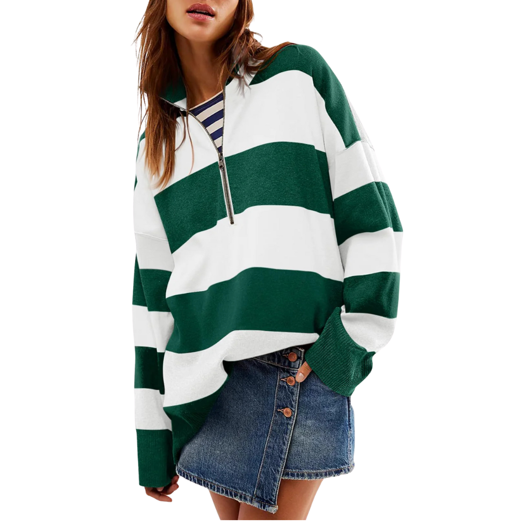 Camilla | Comfy Half-Zip Pullover Sweater