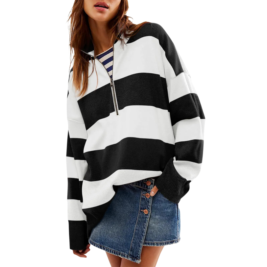 Camilla | Comfy Half-Zip Pullover Sweater
