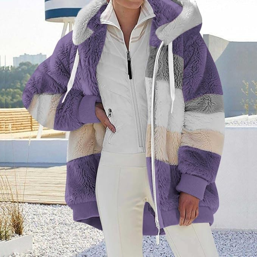 Mira | Plush Hooded Coat