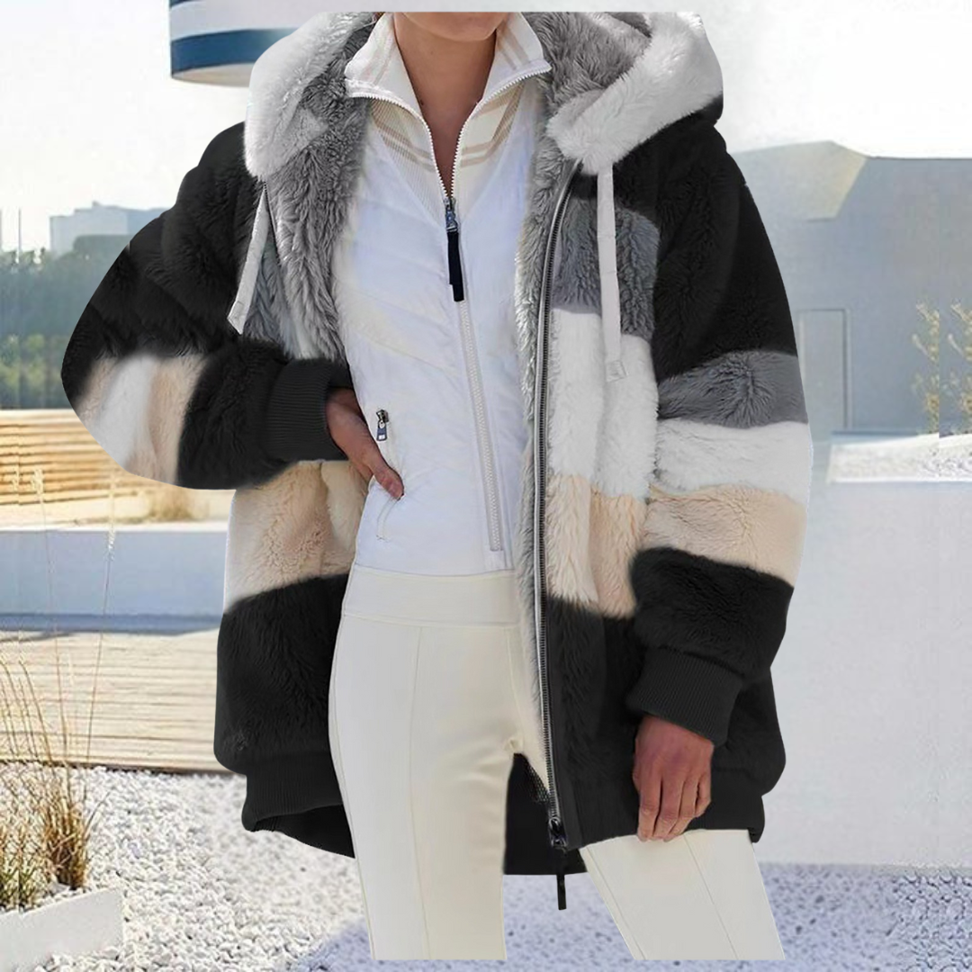 Mira | Plush Hooded Coat