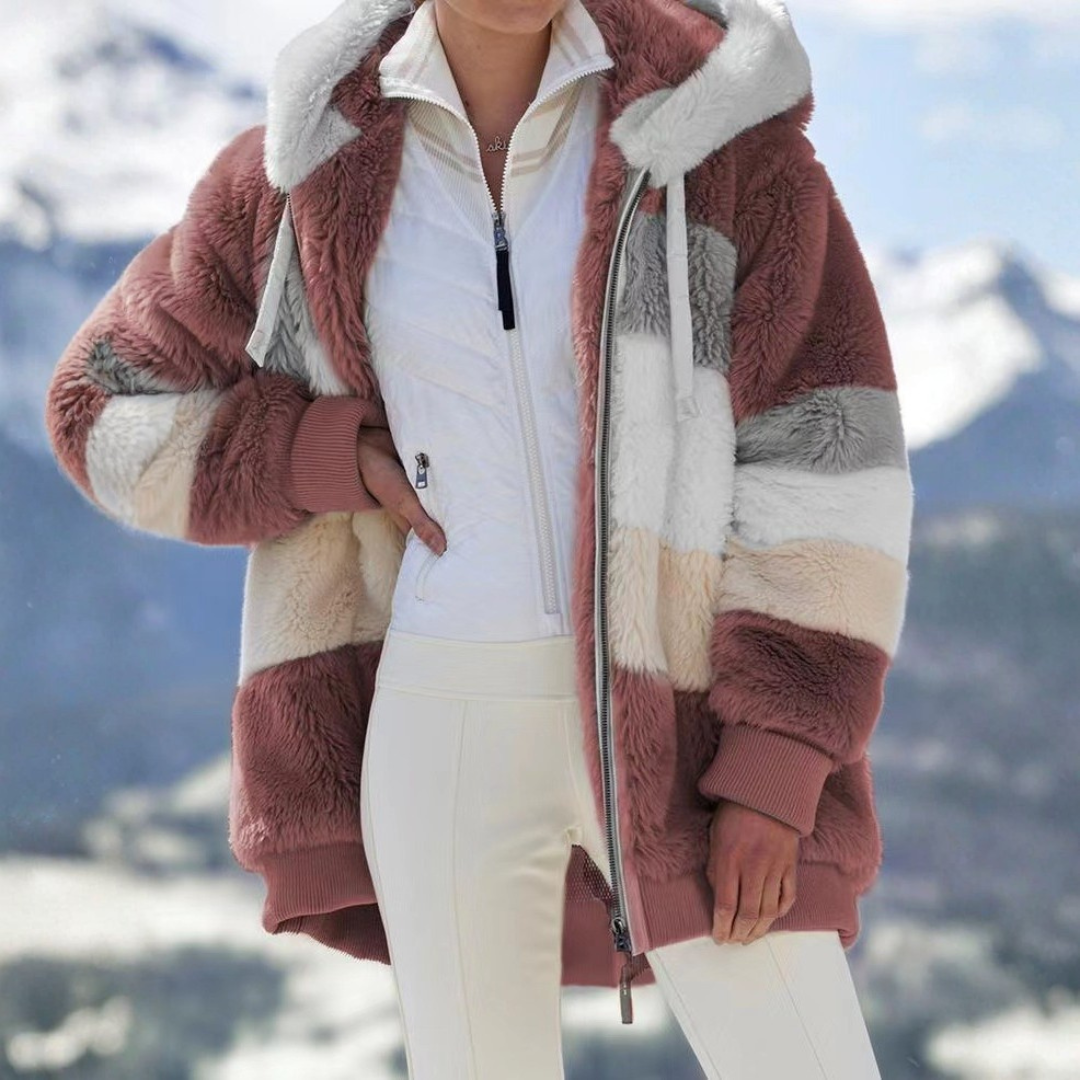 Mira | Plush Hooded Coat