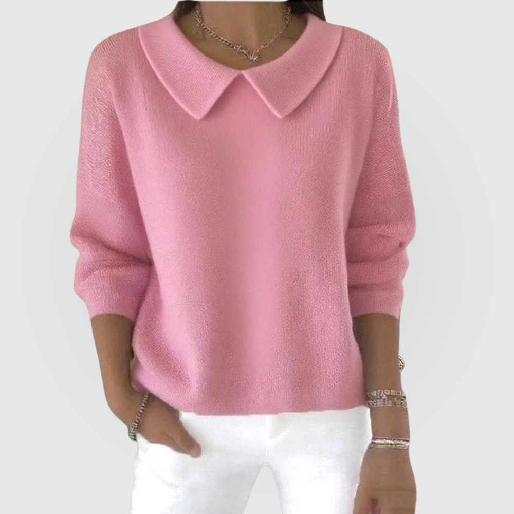 Gen | Collared Knit Top