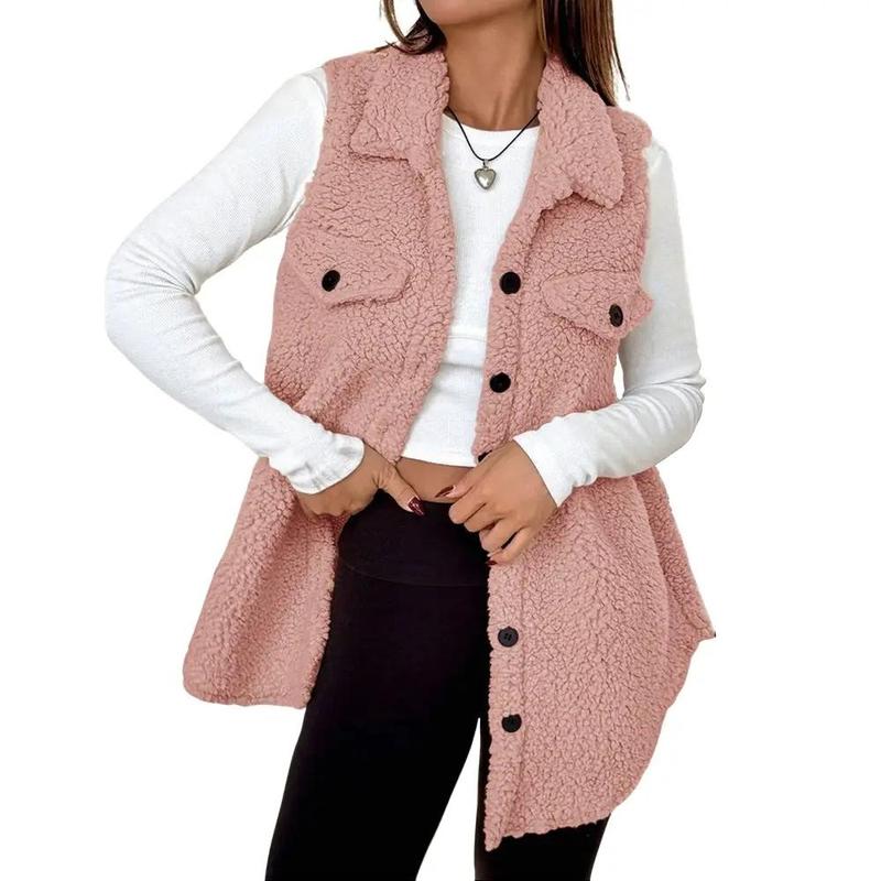 Vionna | Warm Sherpa Vest Jacket