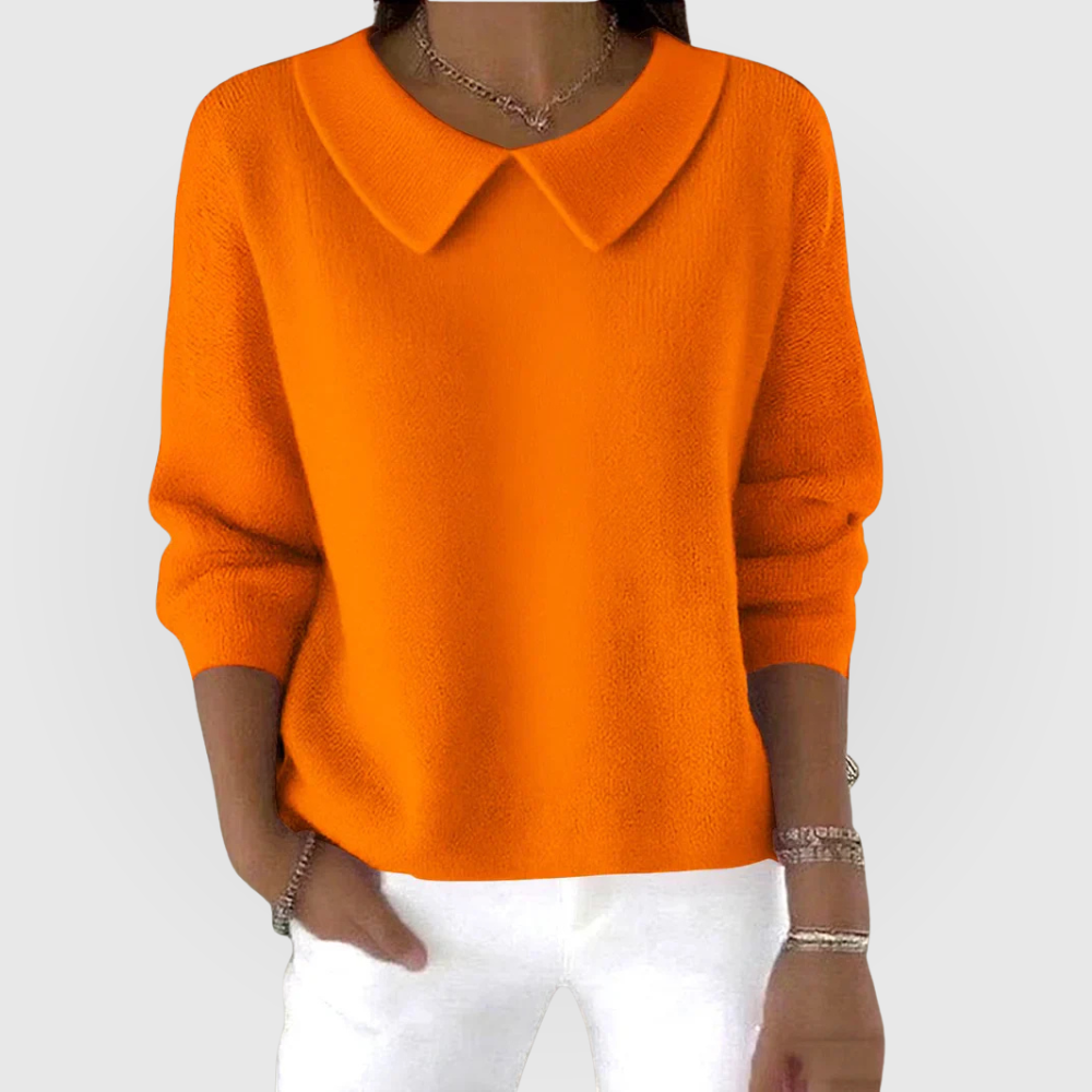 Gen | Collared Knit Top