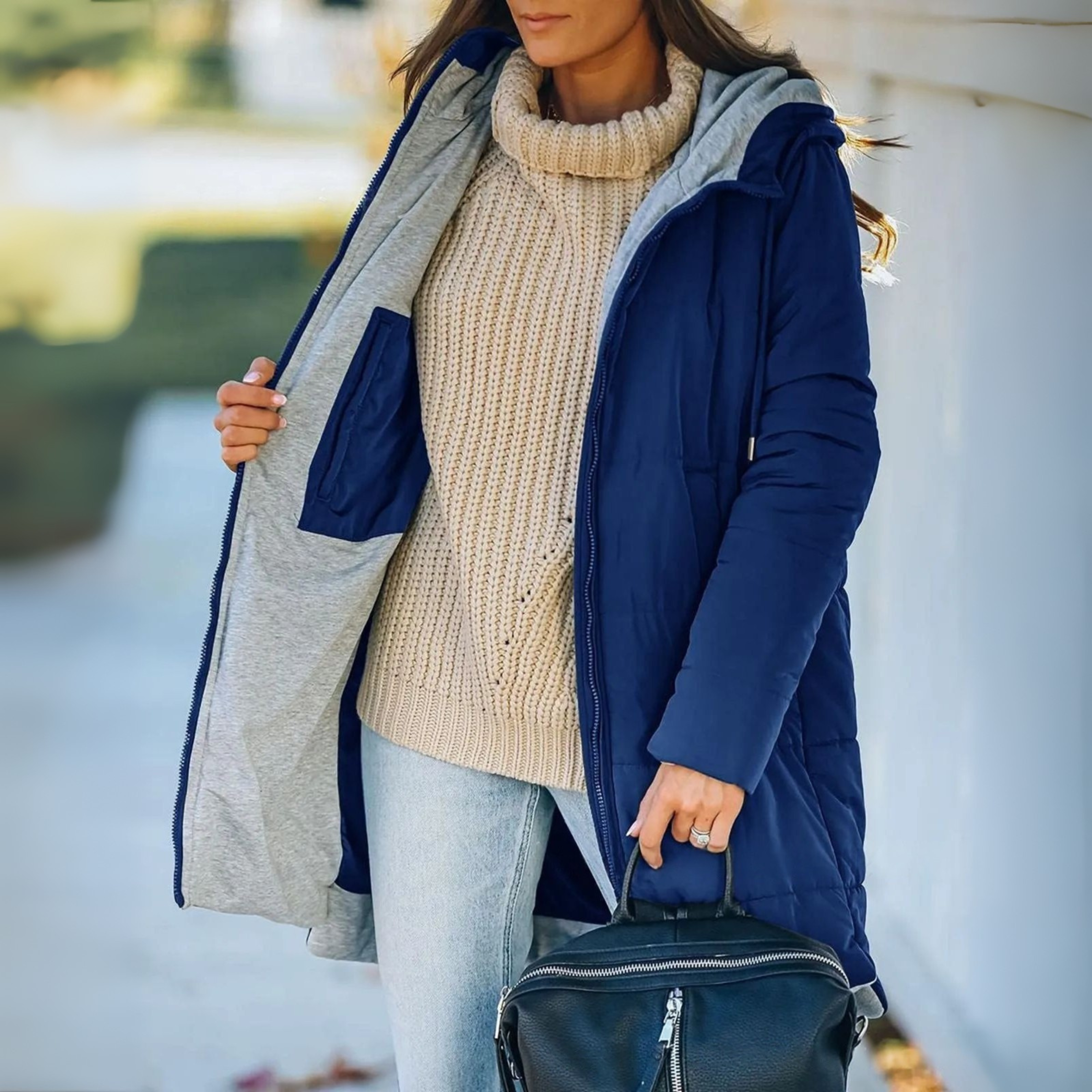Raya | Casual Hooded Puffer Jacket