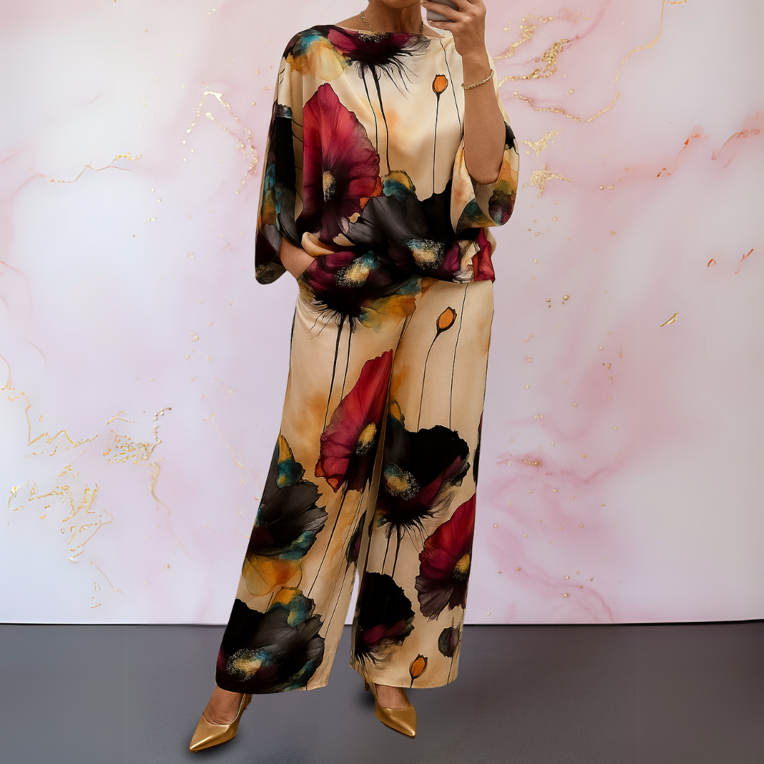 Monica | Satin Two-Piece Set