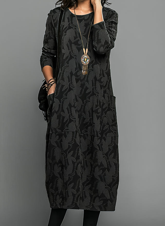 Corina | Round Neck Casual Winter Dress