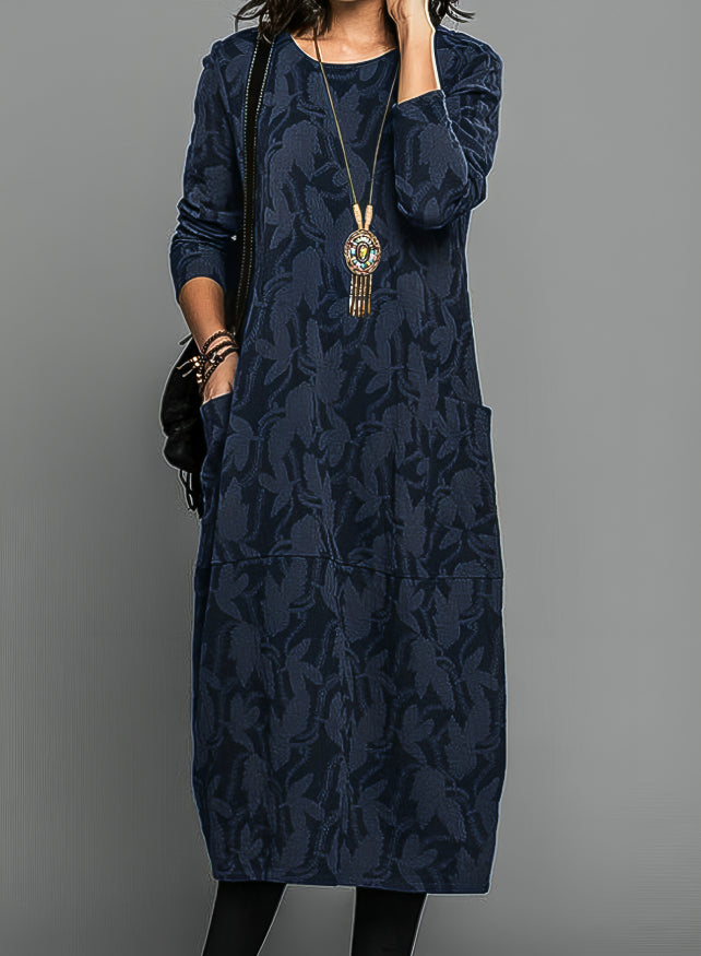 Corina | Round Neck Casual Winter Dress