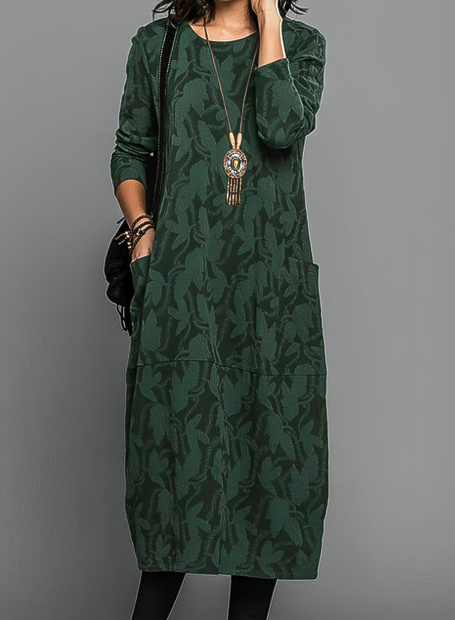Corina | Round Neck Casual Winter Dress
