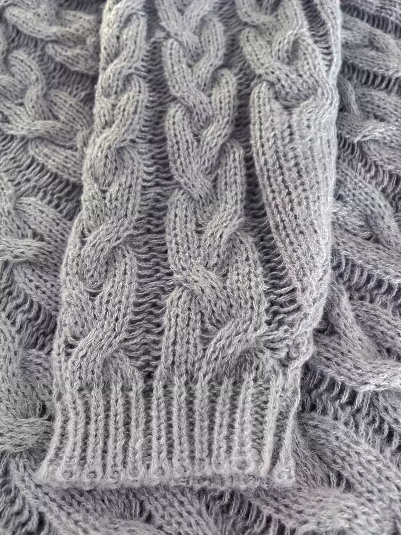 Michelle | Casual Long Sleeve Knitted Sweater