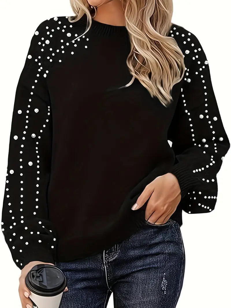 Quinlee | Pearl Knit Sweater