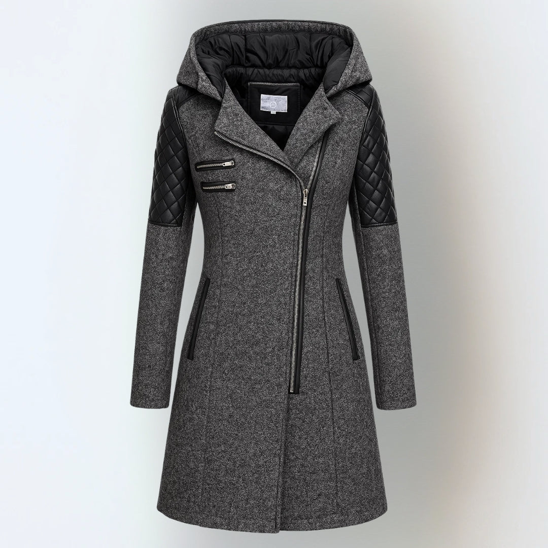 Jasneet | Longline Winter Hooded Jacket