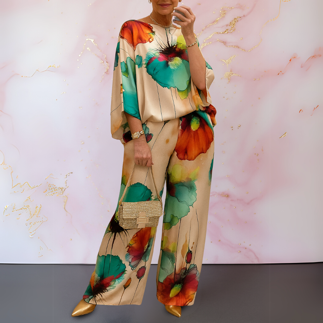 Monica | Satin Two-Piece Set