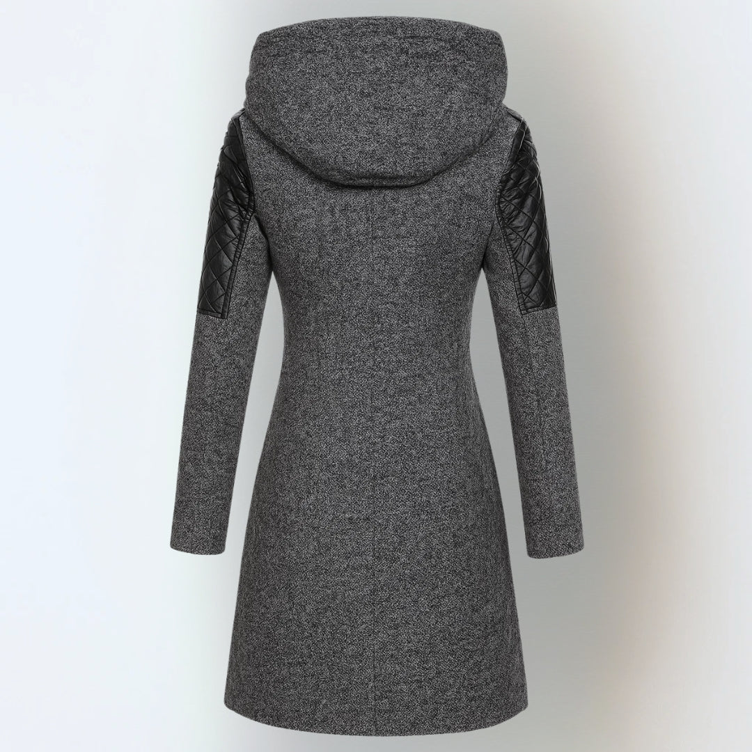 Jasneet | Longline Winter Hooded Jacket