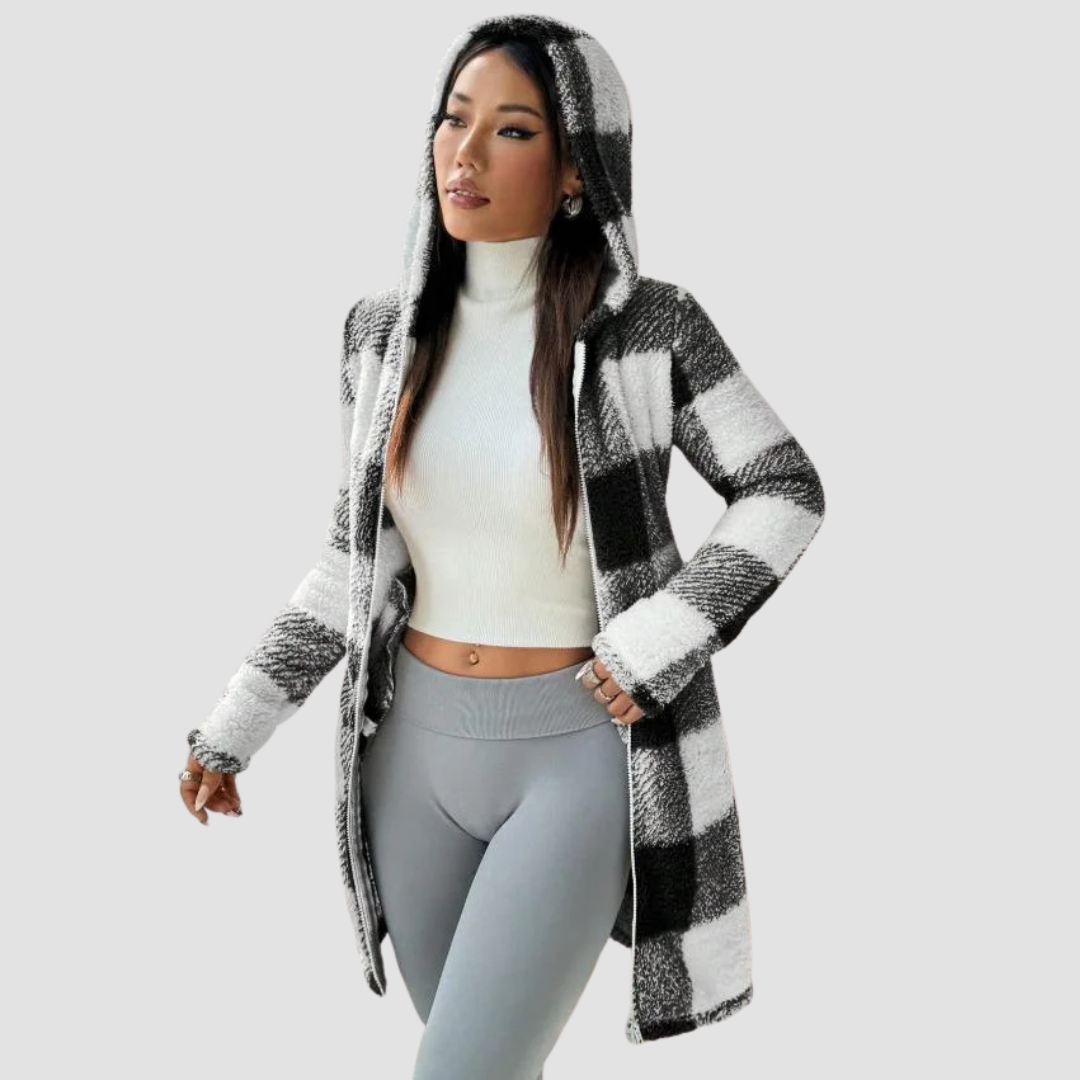 Tissaia | Hooded Zip Jacket