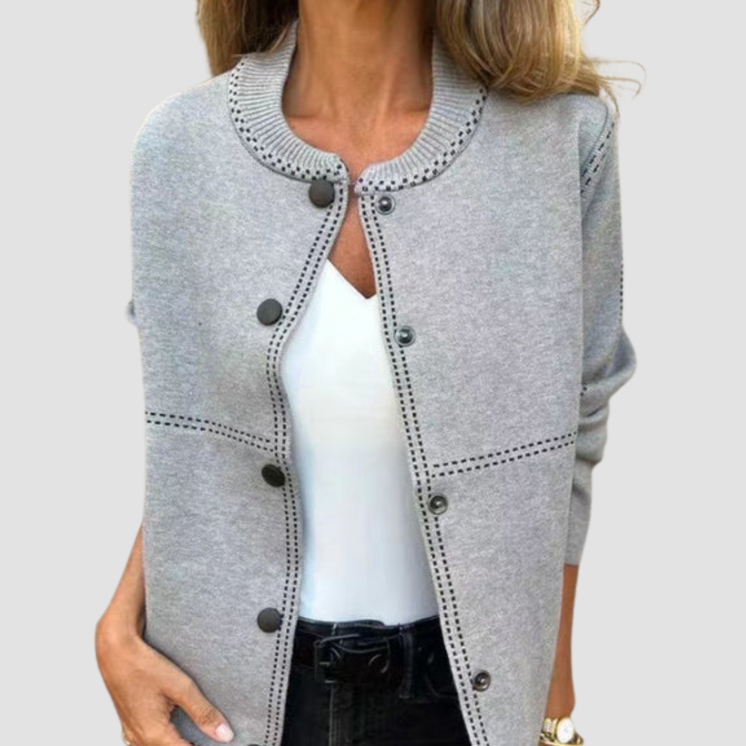 Eleanor | Button-Placket Cardigan