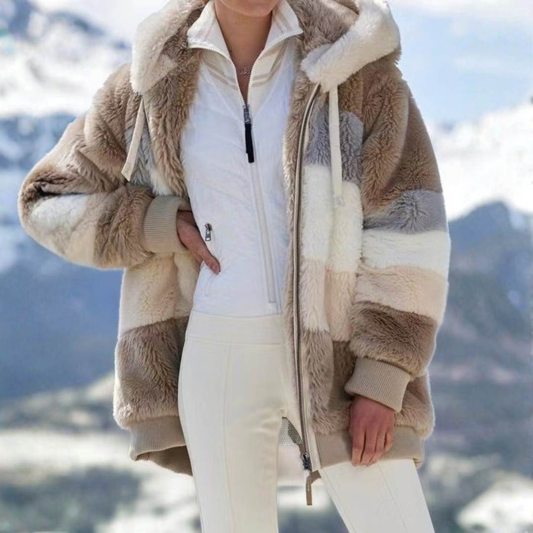 Mira | Plush Hooded Coat