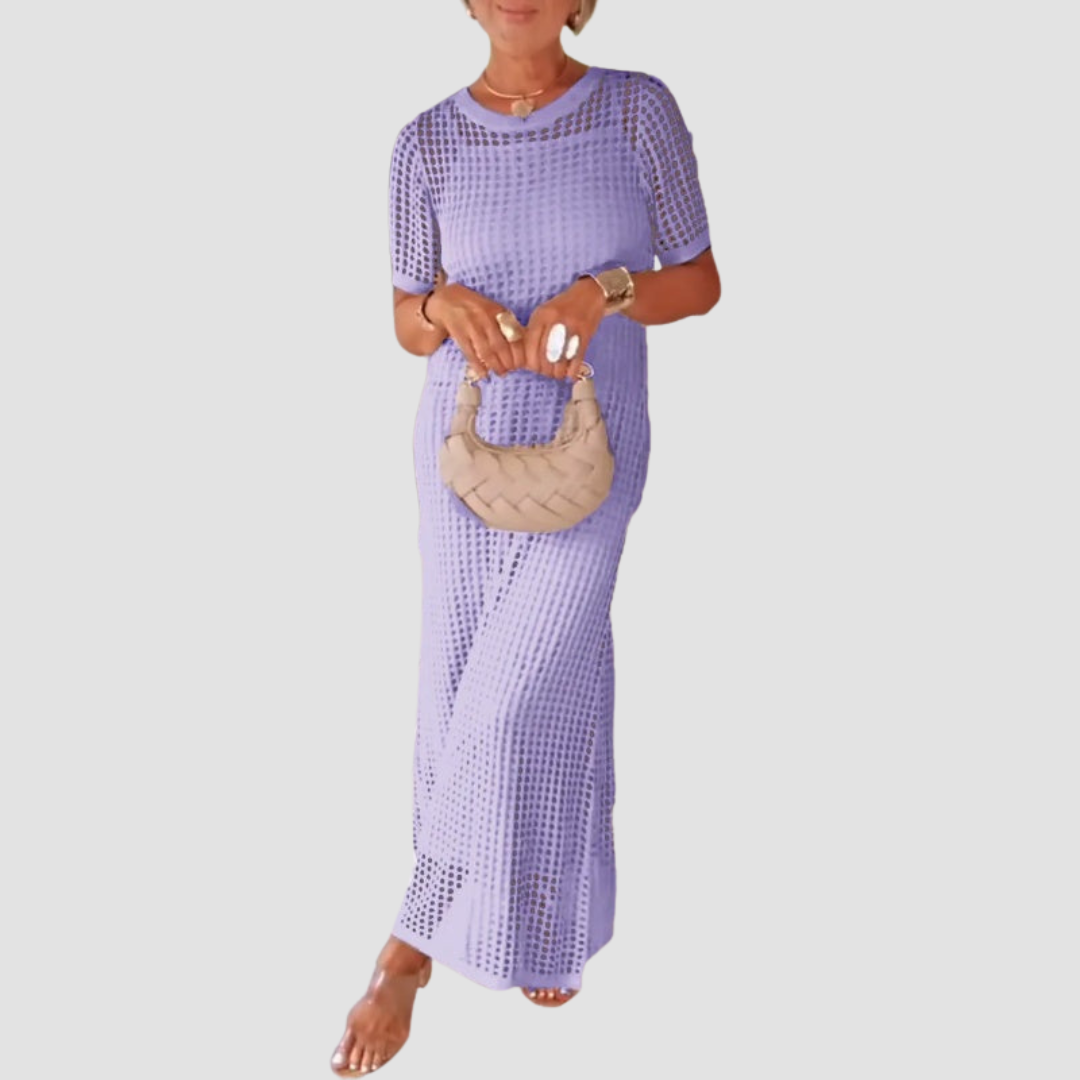 Leah | Two-Piece Maxi Dress Set