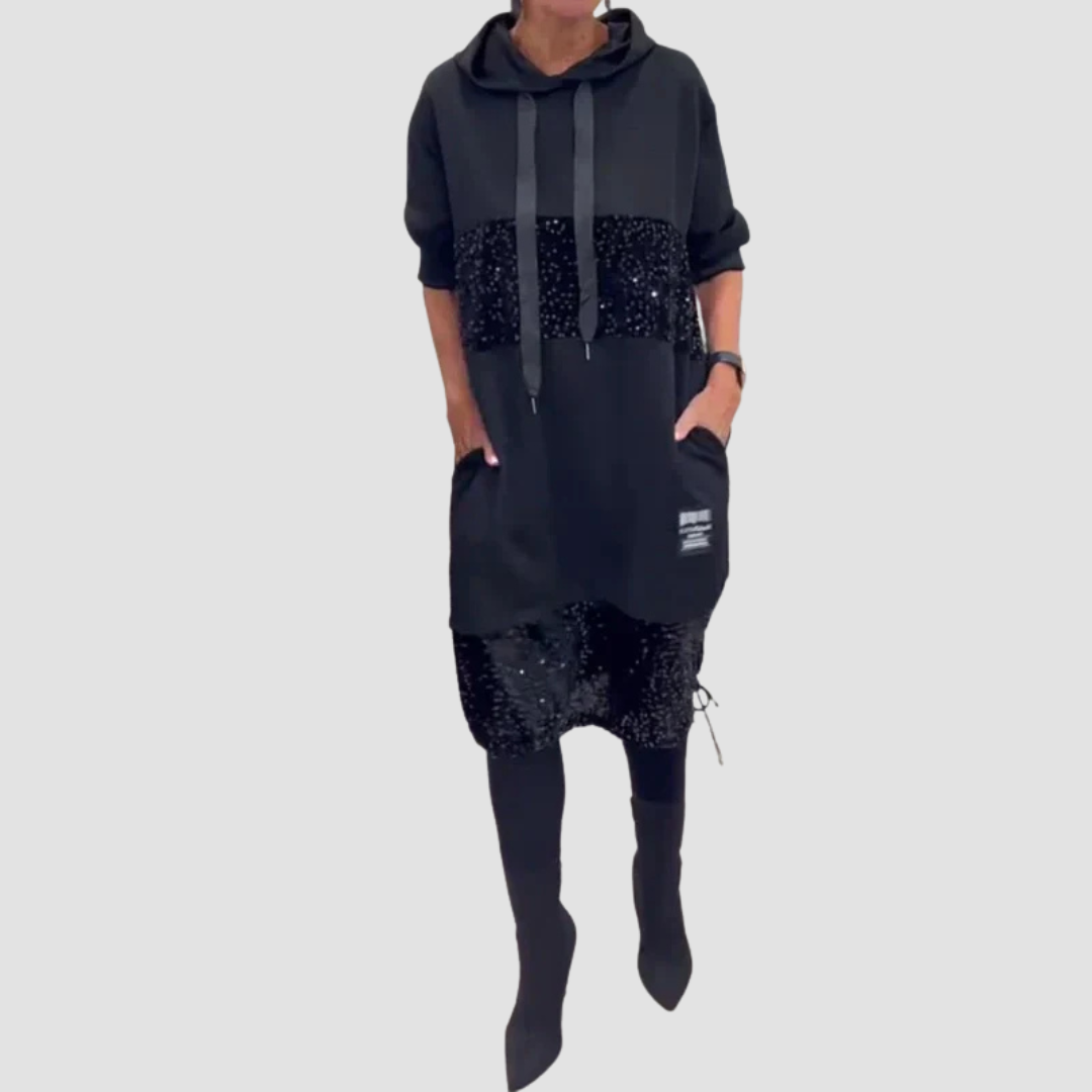 Aurora | Elegant Hoodie Dress