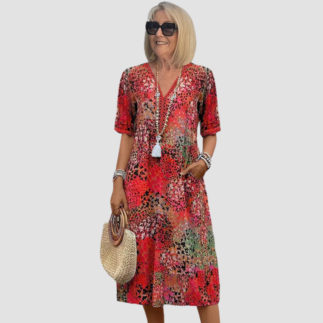 Nova | Boho Floral Maxi