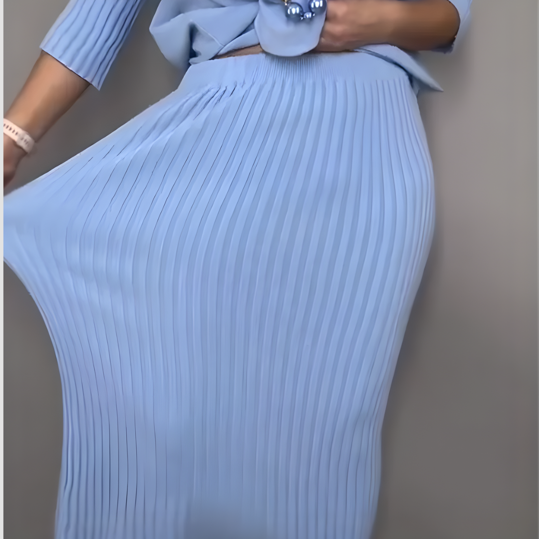 Molly | Knitted Sweater & Midi Skirt Set