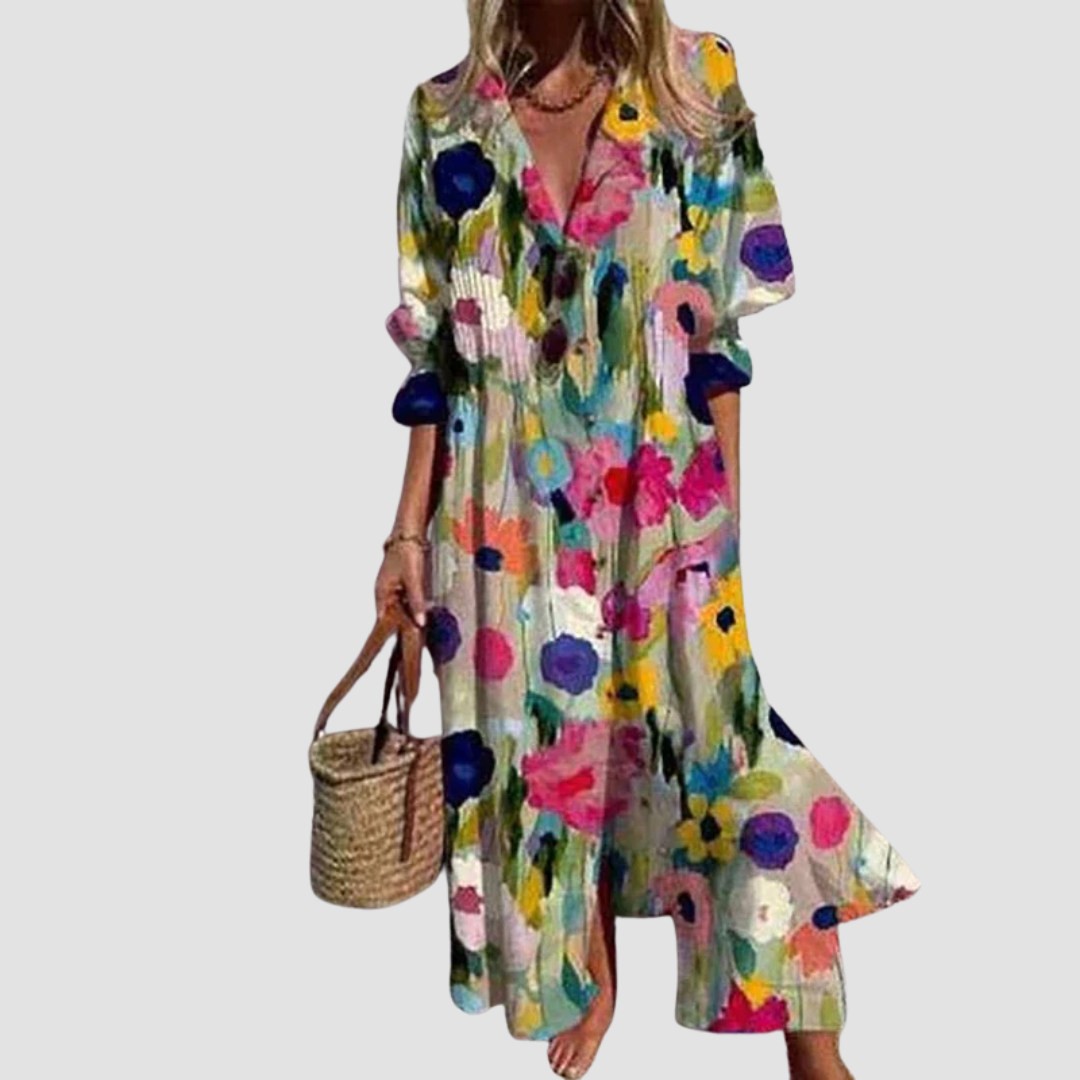 Diara | Elegant Boho Maxi Dress