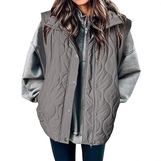 Reese | Oversized Lightweight Quilted Puffer Vest