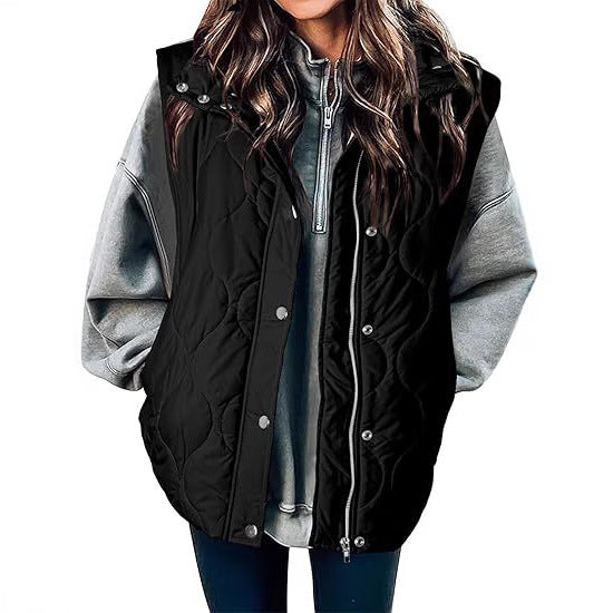 Reese | Oversized Lightweight Quilted Puffer Vest