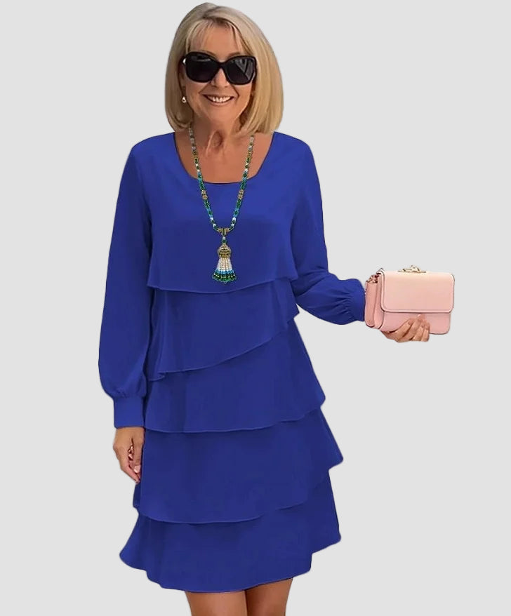 Mariselle | Elegant Tiered Midi Dress