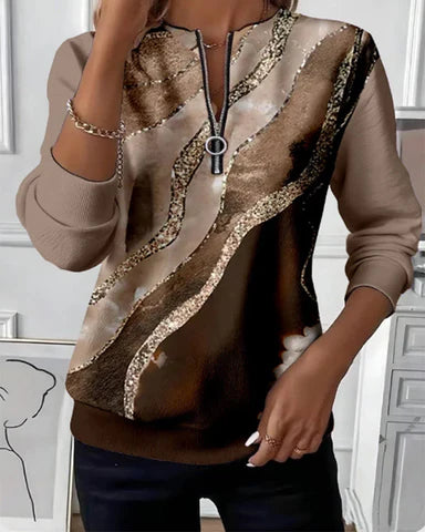 Kaye | Vintage Half-Zip Sweatshirt