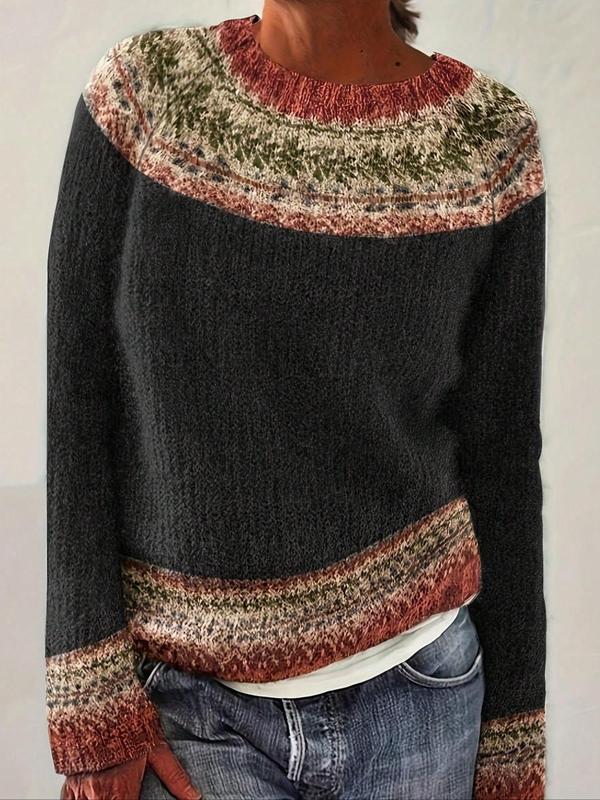 Skylar | Chic Ethnic Sweater Knitwear