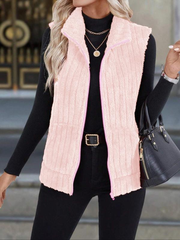 Grace | Warm Ribbed Fleece Vest