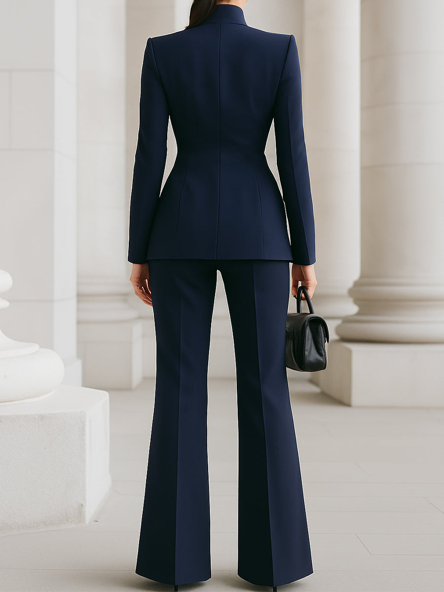 Darci | Elegant Two-Piece Tailored Pantsuit Set
