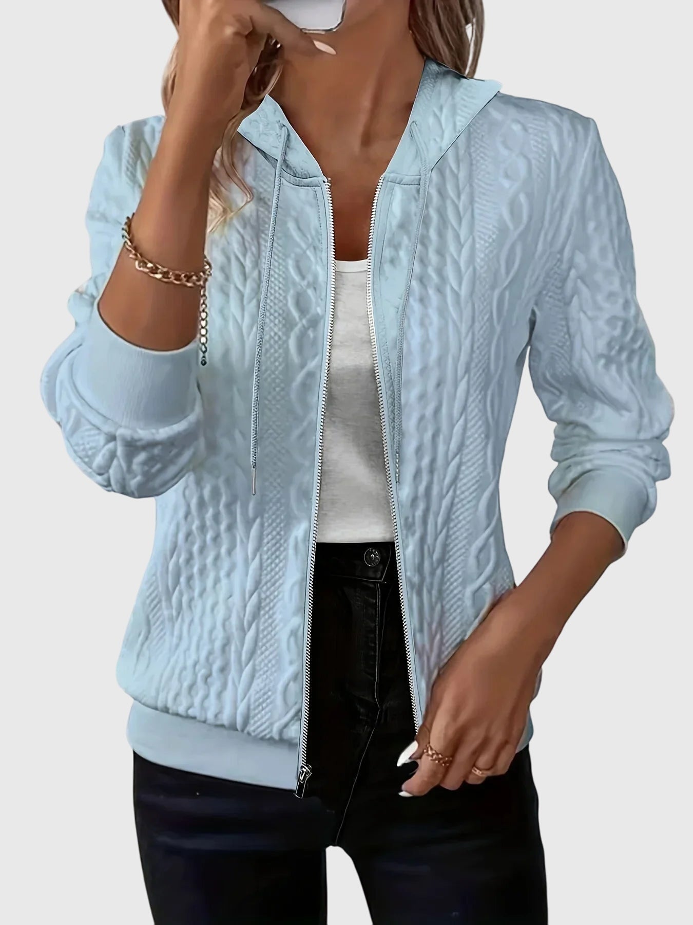 Lena | Hoodie with zipper