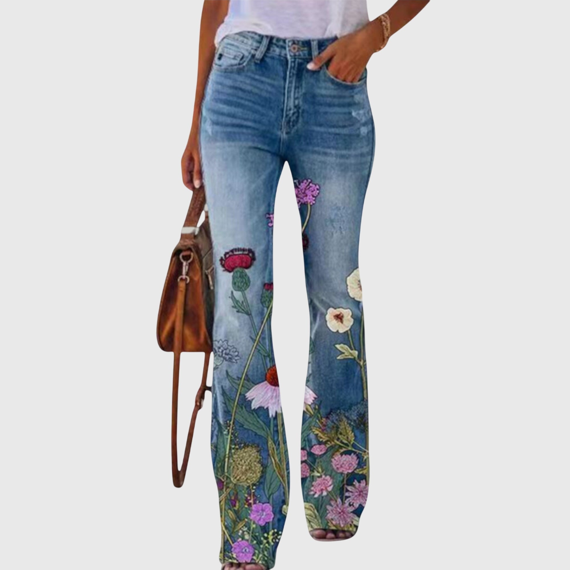 Isabel | Pants with Flowers