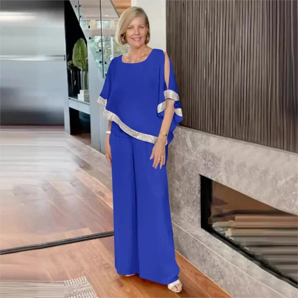Evelina | Chic Wide-Leg Two-Piece Set