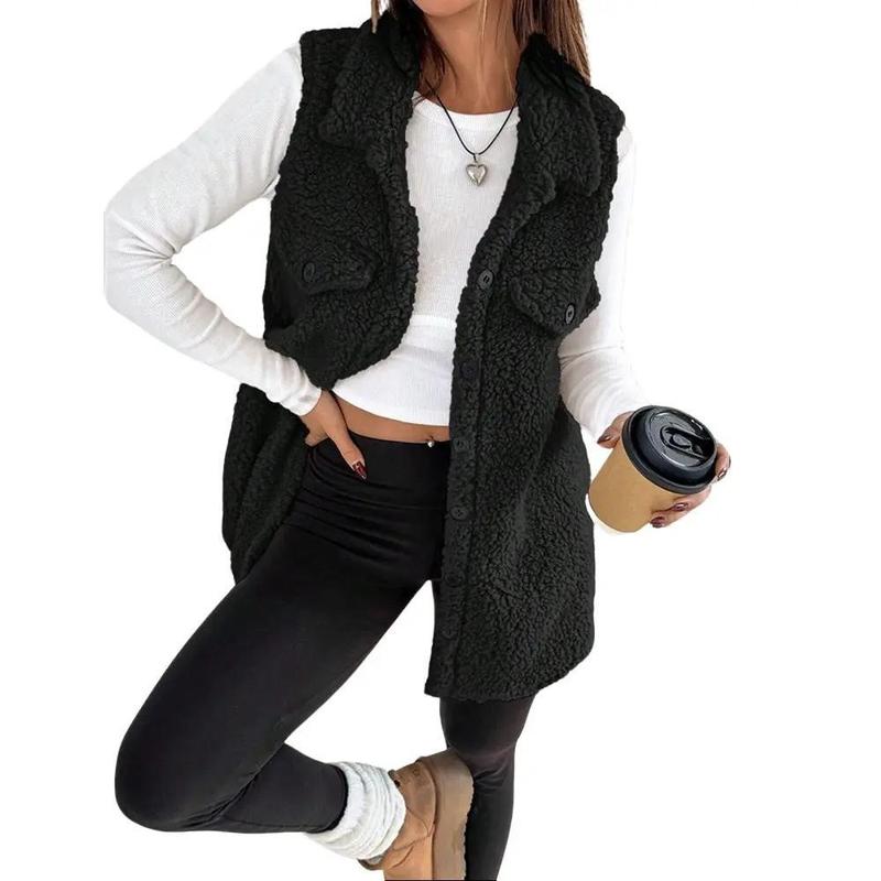 Vionna | Warm Sherpa Vest Jacket