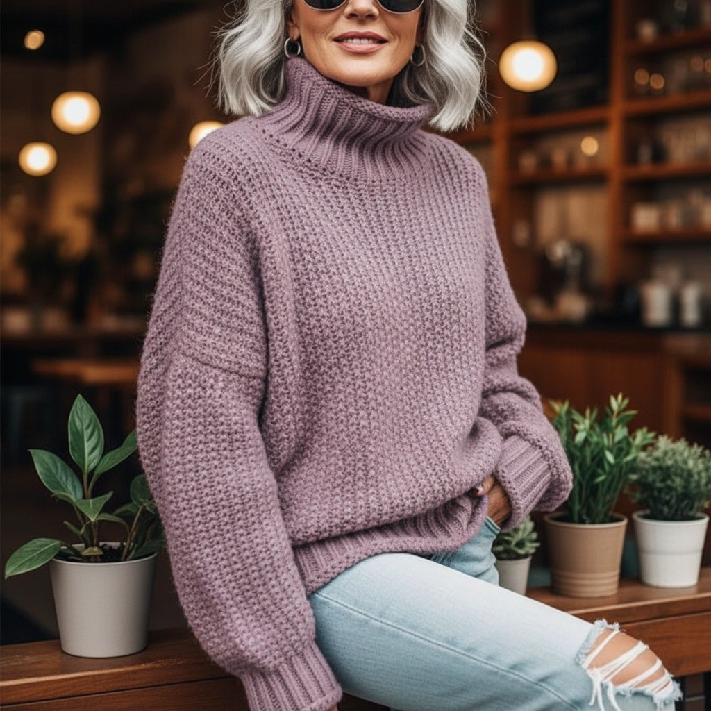 Celeste | Knit Turtleneck Sweater