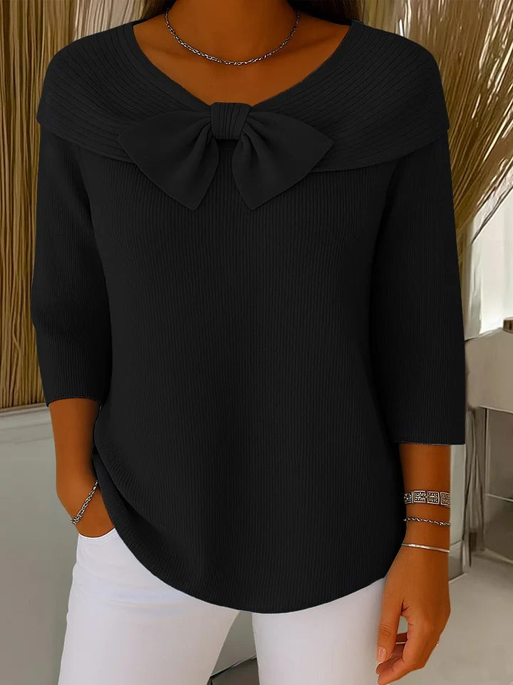 Serenna | Bow Knit Sweater